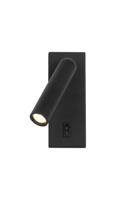 Obrázok pre Italux Nova WL-46376-1-BK nástenné svietidlo LED 2,5W 3000k