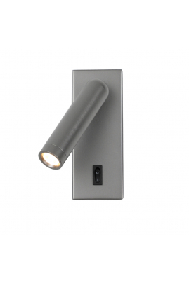Obrázok pre Italux Nova WL-46376-1-GR nástenné svietidlo LED 2,5W 3000K