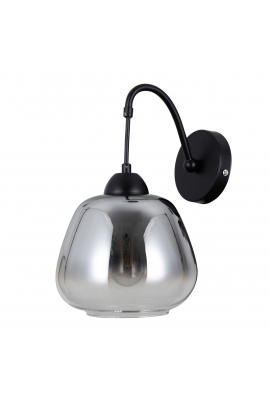 Obrázok pre Italux Felis WL-40824-1-BK nástenné svietidlo 1xE27 40W