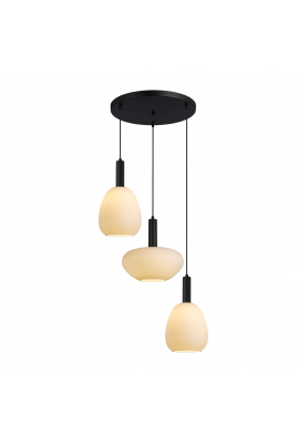 Obrázok pre Italux Gater PND-23541-3-BK-OP závesné svietidlo E27 3x40W
