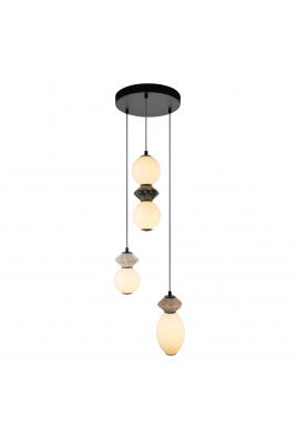 Obrázok pre Italux Balos PND-94921-4R-BK závesné svietidlo LED 19W 1400lm 3000K