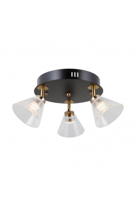 Obrázok pre Italux Orella WL-34393-3R-BK-HBR stropné svietidlo LED 12W 750lm 3000K