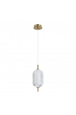 Obrázok pre Italux Corado PND-81438-1B-GD závesné svietidlo LED 10W 1050lm 3000K