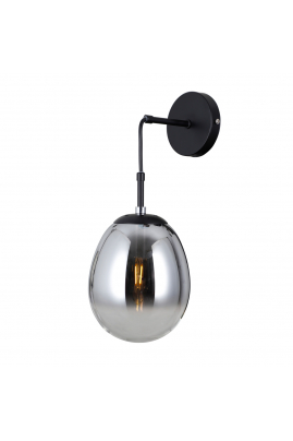 Obrázok pre Italux Meolo WL-40825-1-BK nástenné svietidlo 1xE14 max.LED 5W