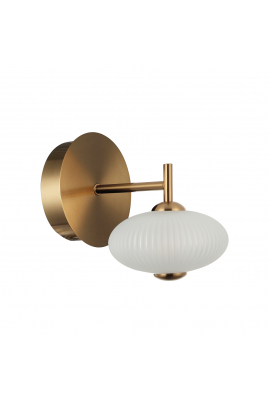 Obrázok pre Italux Nico WL-8545-1-BK-GD nástenné svietidlo LED 5W 480lm 3000K