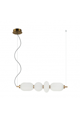 Obrázok pre Italux Nico PND-8545-4H-AB-WH závesné svietidlo LED 18W 1925lm 3000K