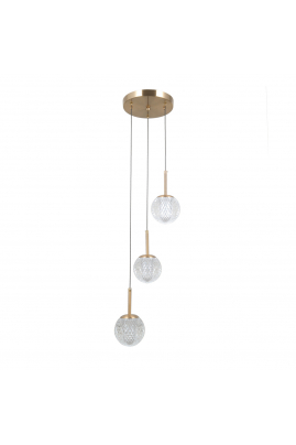 Obrázok pre Italux Padri PND-40827-3-HBR-CL závesné svietidlo 3xG9 max.LED 5W