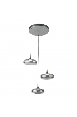 Zavesné svietidlo Italux Tenele PND-24028-3A-SILV LED 21W 1300lm 3000K Obrázok pre Zavesné svietidlo Italux Tenele PND-24028-3A-SILV LED 21W 1300lm 3000K