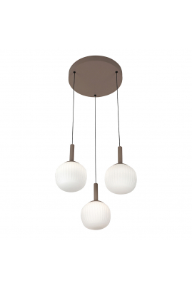 Obrázok pre Závesné svietidlo Italux Montes PND-02217-3-BRO LED 18W