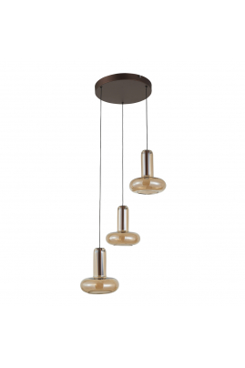 Obrázok pre Závesné svietidlo Italux Carote PND-24011-3-COPP LED 16W 3000K 1002lm