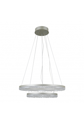 Obrázok pre Italux Barlo PND-34526-2L-SILV závesné svietidlo LED 36W 3000K+4000K+6000K 3700lm