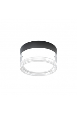 Obrázok pre Italux Enios PLF-63829-BK stropné svietidlo LED 9W 1000lm 2800K/4000K/6000K IP65
