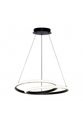 Obrázok pre Italux Zalto PND-12436-BK závesné svietidlo LED 32W 2870lm 3000K/4000K/6000K