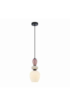 Obrázok pre Italux Altra PND-36787-1C-BK-WH závesné svietidlo 1xE27 40W