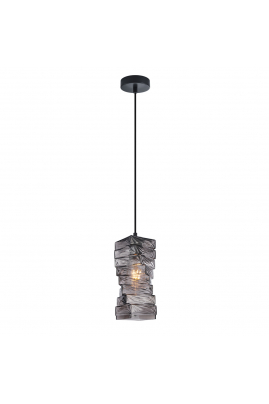 Obrázok pre Italux Altera PND-3219-1-BK-SG závesné svietidlo 1xE27 40W dymové sklo
