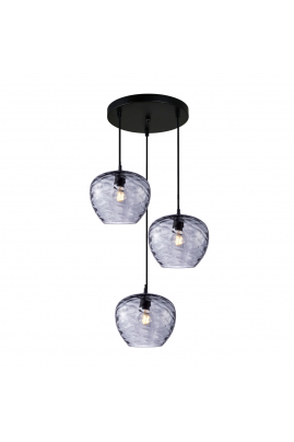 Obrázok pre Italux Bresco PND-3033-3A-BK-SG závesné svietidlo 3xE27 40W