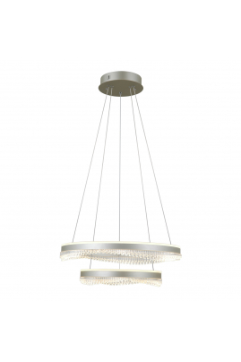 Obrázok pre Italux Lenti Morte PND-34535-2L-SILV závesné svietidlo LED 70W 6400lm 3000K/4000K/6000K