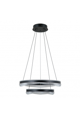 Obrázok pre Italux Morte PND-34535-2L-BK závesné svietidlo LED 70W 4900lm 3000K/4000K/6000K