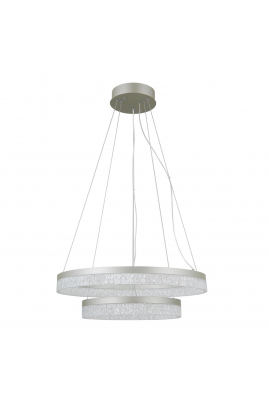 Obrázok pre Italux Pantal PND-34533-2L-SILV závesné svietidlo LED 36W 3600lm 3000K/4000K/6000K
