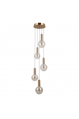 Obrázok pre Italux Strela PND-34378-5S-HBR závesné svietidlo LED 25W 1450lm 3000K