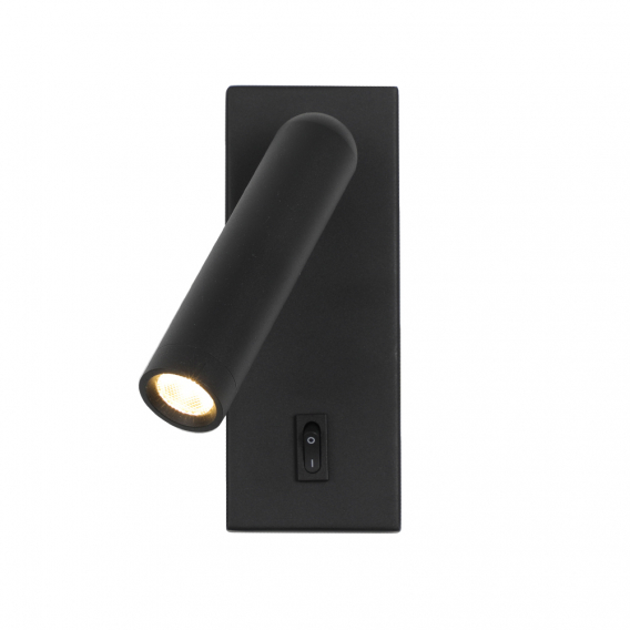 Obrázok pre Italux Nova WL-46376-1-BK nástenné svietidlo LED 2,5W 3000k