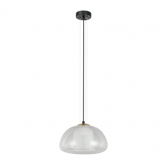 Obrázok pre Italux Feder PND-61001A-BK závesné svietidlo E27 40W