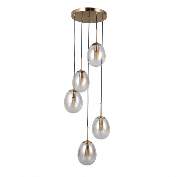 Obrázok pre Italux Meolo PND-40825-5-GD závesné svietidlo 5xE14 max.LED 5W