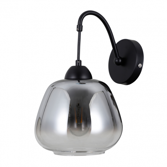 Obrázok pre Italux Felis WL-40824-1-BK nástenné svietidlo 1xE27 40W