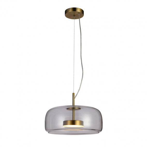 Obrázok pre Italux Caste PND-17760B-BRSS-CL závesné svietidlo LED 10W 850lm 3000K