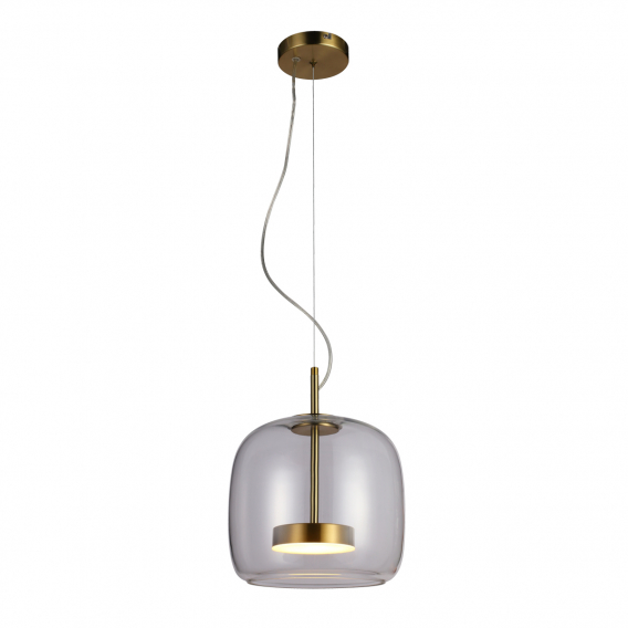 Obrázok pre Italux Caste PND-17760A-BRSS-CL závesné svietidlo LED 10W 850lm 3000K