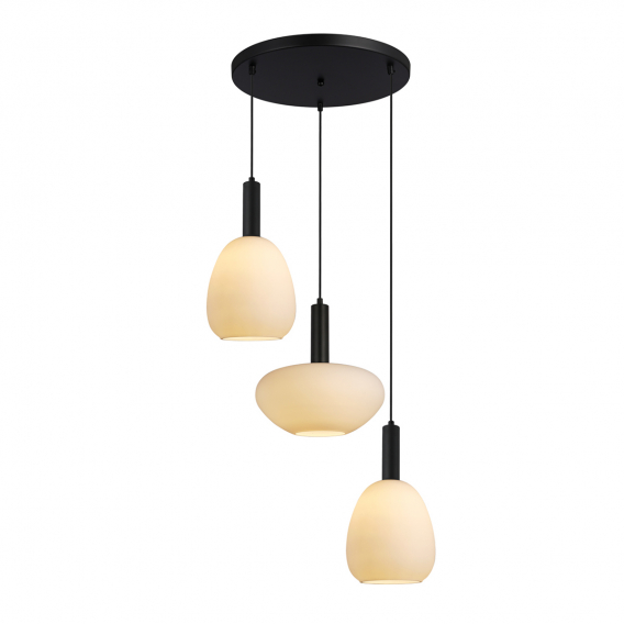 Obrázok pre Italux Gater PND-23541-3-BK-OP závesné svietidlo E27 3x40W