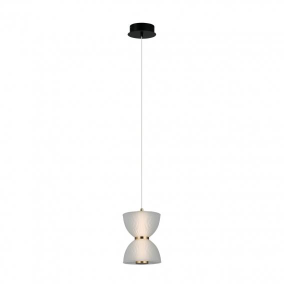 Obrázok pre Italux Tica PND-83949-1-BK závesné svietidlo LED 8W 430lm 3000K