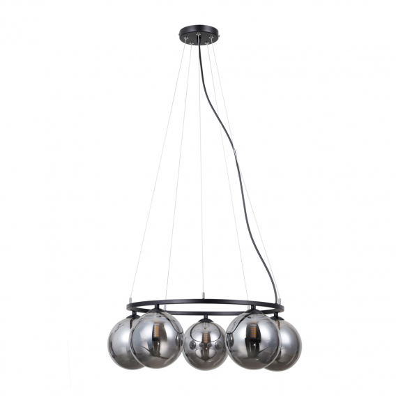 Obrázok pre Italux Molite PND-1098-5R-BK závesné svietidlo 5xG9 čierna matná