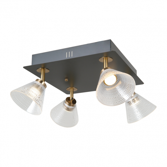 Obrázok pre Italux Orella WL-34393-4S-BK-HBR stropné svietidlo LED 16W  788lm 3000K