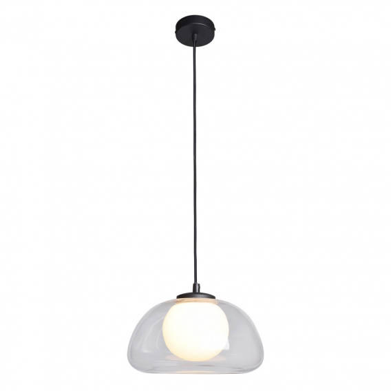 Obrázok pre Italux Ainale PND-54637-1-BK-CL závesné svietidlo 1xG9 max.7W