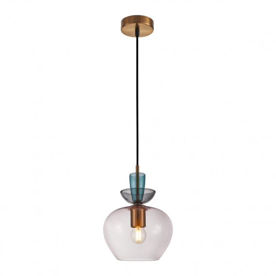 Obrázok pre Italux Fanda PND-31882-1-GD-PK závesné svietidlo 1xE27 40W