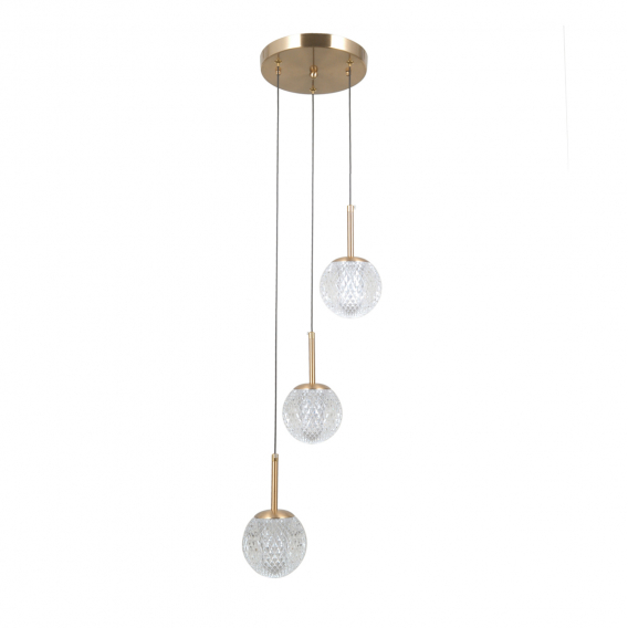 Obrázok pre Italux Padri PND-40827-3-HBR-CL závesné svietidlo 3xG9 max.LED 5W