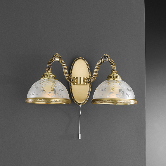 Obrázok pre Nástenné svietidlo Reccagni Angelo A.6202/2 6202 2xE27 60W 230V