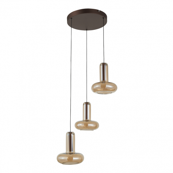 Obrázok pre Závesné svietidlo Italux Carote PND-24011-3-COPP LED 16W 3000K 1002lm