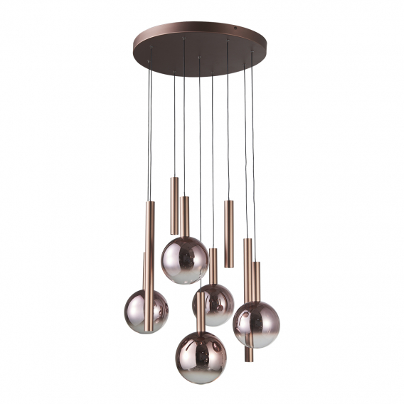 Obrázok pre Závesné svietidlo Italux Camino PND-24038-9A-COPP LED 54W 3000K 2112lm