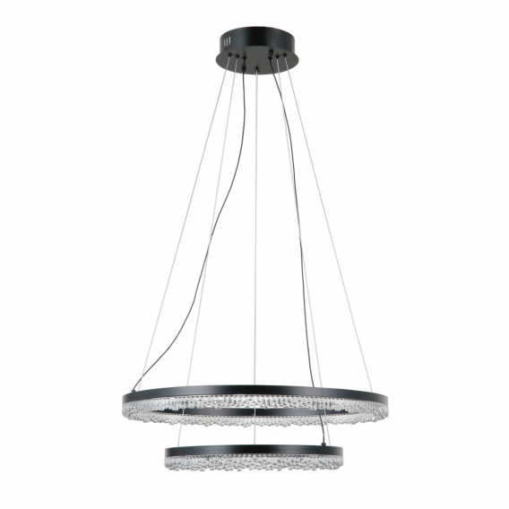 Obrázok pre Italux Barlo PND-34526-2L-BK závesné svietidlo LED 36W 3000K+4000K+6000K 3100lm