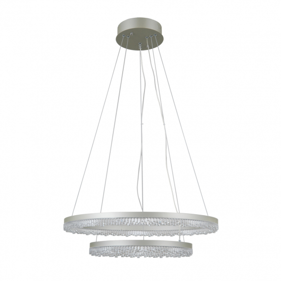 Obrázok pre Italux Barlo PND-34526-2L-SILV závesné svietidlo LED 36W 3000K+4000K+6000K 3700lm