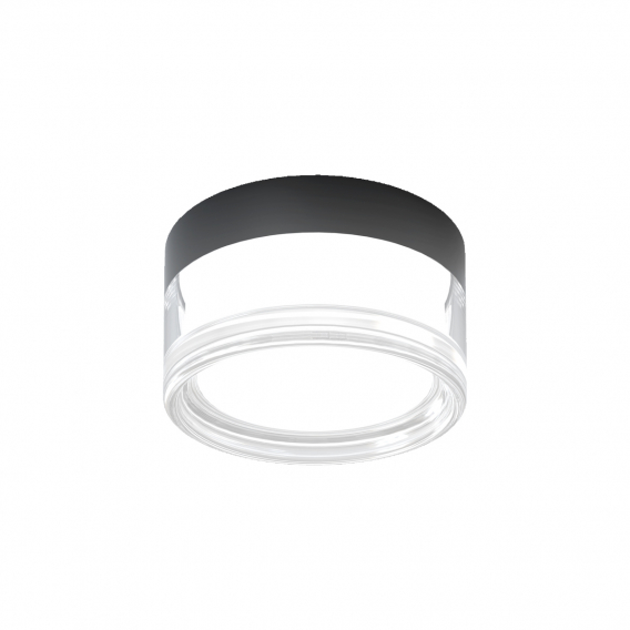 Obrázok pre Italux Enios PLF-63829-BK stropné svietidlo LED 9W 1000lm 2800K/4000K/6000K IP65