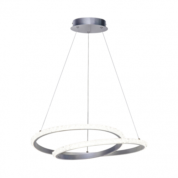 Obrázok pre Italux Zalto PND-12436-SILV závesné svietidlo LED 32W 2870lm 3000K/4000K/6000K