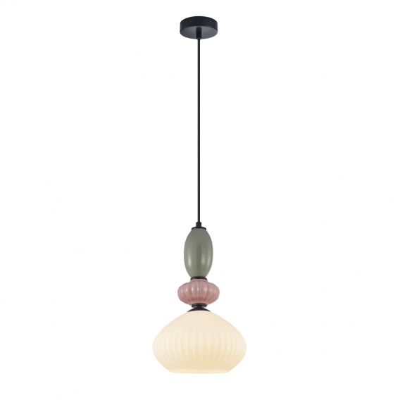 Obrázok pre Italux Altra PND-36787-1A-BK-WH závesné svietidlo 1xE27 40W
