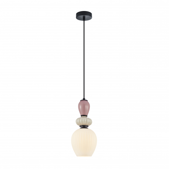 Obrázok pre Italux Altra PND-36787-1C-BK-WH závesné svietidlo 1xE27 40W