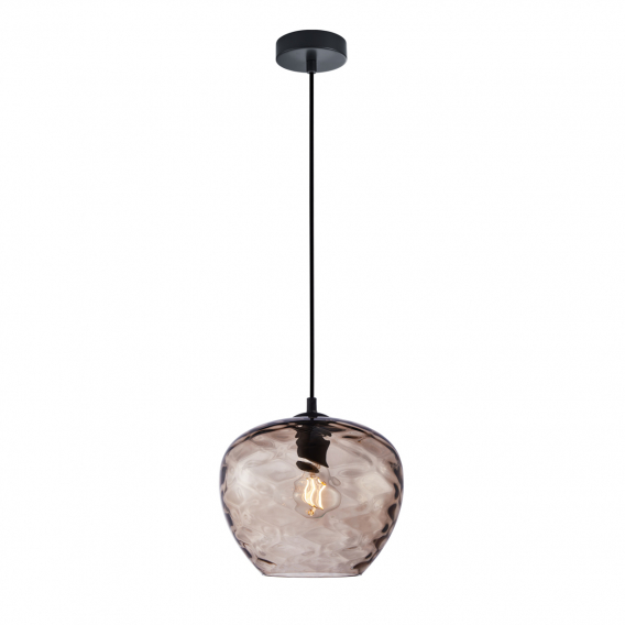 Obrázok pre Italux Bresco PND-3033-1-BK-CF závesné svietidlo 1xE27 40W
