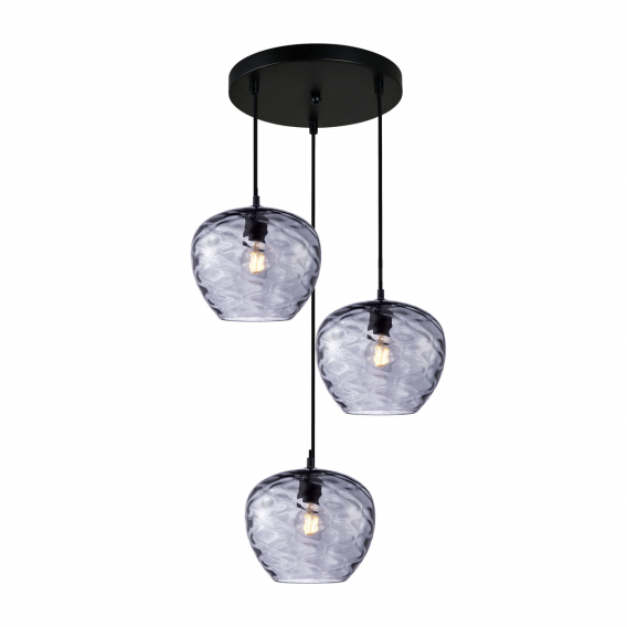 Obrázok pre Italux Bresco PND-3033-3A-BK-SG závesné svietidlo 3xE27 40W