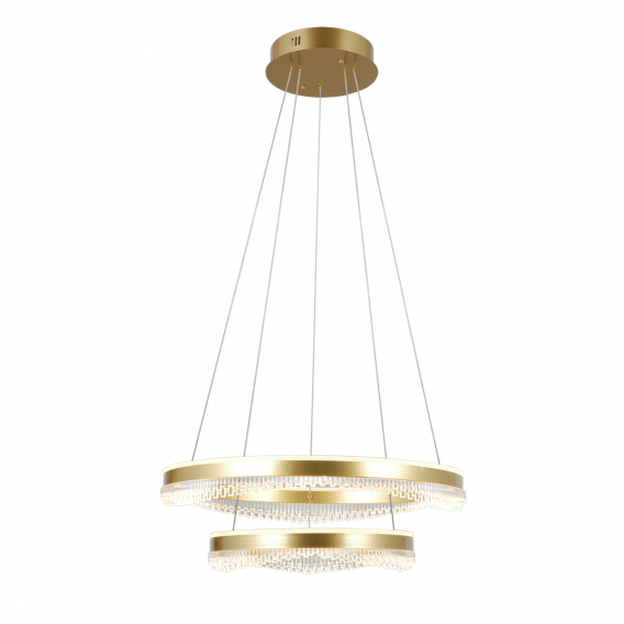 Obrázok pre Italux Morte PND-34535-2L-GD závesné svietidlo LED 70W 6200lm 3000K/4000K/6000K