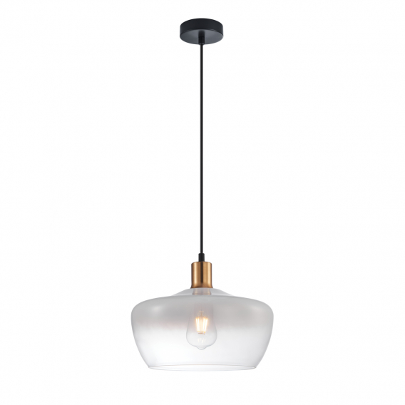 Obrázok pre Italux Parola PND-3636-1-BRO-W závesné svietidlo 1xE27 40W